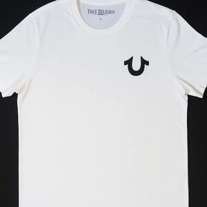 True Religion Graphic Logo T-Shirt White Men’s Medium